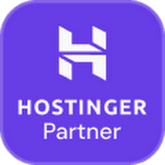 Hostinger Partner badge